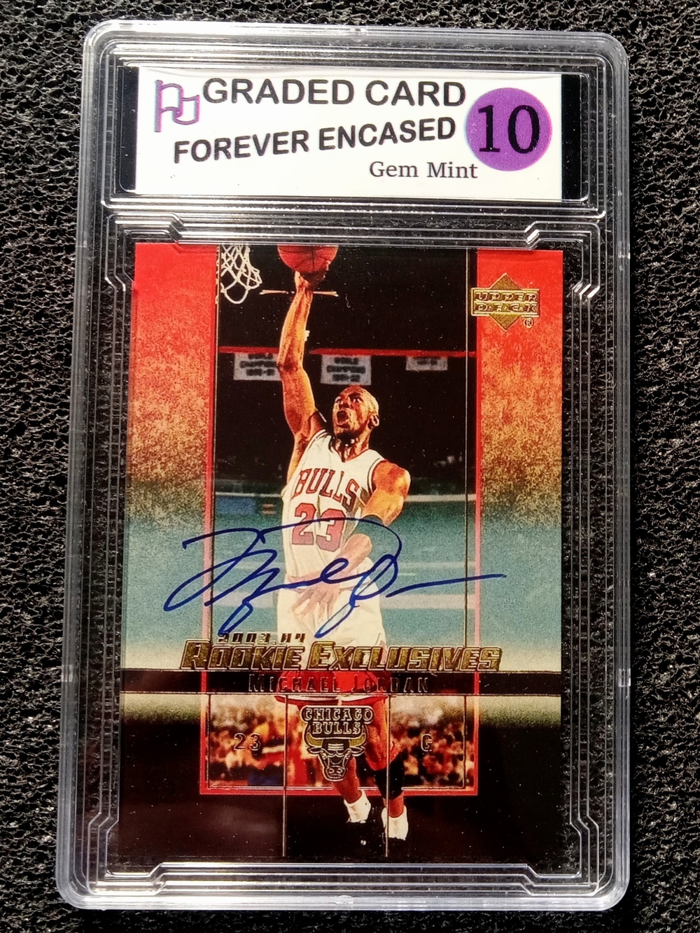 Michael Jordan Chicago Bulls HOF Autograph Basketbaall Rookie Card